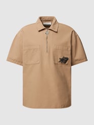 Freizeithemd mit Label-Details von REVIEW Beige - 28