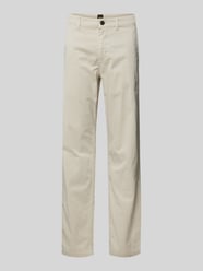 Regular Fit Chino mit Gürtelschlaufen von BOSS Orange Beige - 17