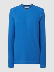 Pullover mit strukturiertem Maschenbild von Fynch-Hatton Blau - 39