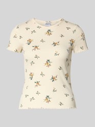 t-shirt w kroju regular fit z kwiatowym nadrukiem na całej powierzchni od Jake*s Casual - 32