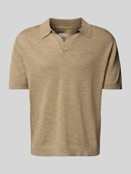 Regular Fit Poloshirt mit Label-Stitching von Gant Beige - 8