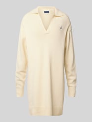 Wollkleid mit Logo-Stitching von Polo Ralph Lauren Beige - 10