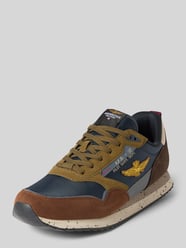 Sneaker mit Logo-Detail Modell 'Firenze' von Aeronautica Militare - 8