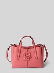 Handtasche mit Label-Applikation Modell 'Anett' von BOSS Pink - 13