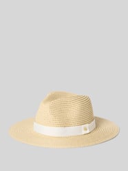 Kapelusz z opaską i detalem z logo model ‘FEDORA’ od Lauren Ralph Lauren - 1