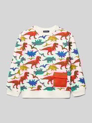 Regular Fit Pullover mit Allover-Motiv-Print von Blue Seven - 21