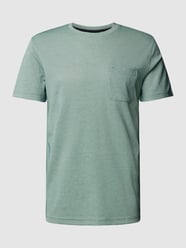 T-shirt met opgestikte borstzak van Christian Berg Men Groen - 41