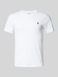 Slim Fit T-Shirt mit Logo-Stitching von Polo Ralph Lauren - 3