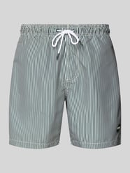 Regular Fit Badehose mit Label-Patch Modell 'Mike' von Shiwi - 34