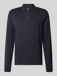 Poloshirt mit Reißverschluss-Detail von Marc O'Polo - 46