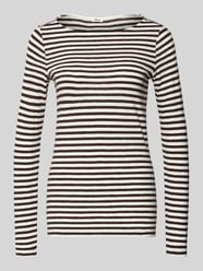 Slim fit shirt met lange mouwen van puur katoen van s.Oliver RED LABEL - 6