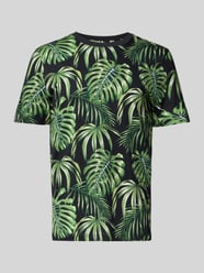 T-shirt in all-over look met ronde hals van MCNEAL - 12