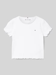 T-Shirt mit Muschelsaum Modell 'ESSENTIAL' von Tommy Hilfiger Teens - 19