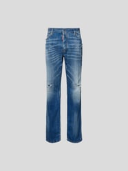 Straight Fit Jeans im Used-Look von Dsquared2 Blau - 12