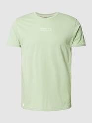 T-Shirt mit Label-Stitching Modell 'Organics' von Alpha Industries Grün - 16