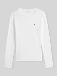 Slim fit shirt met lange mouwen van puur katoen van Tommy Hilfiger - 4