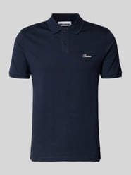 Slim Fit Poloshirt mit Label-Stitching von REVIEW - 33