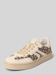 Low Top Sneaker aus echtem Rindsleder von Tamaris Beige - 18