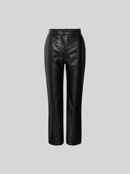 High Waist Lederhose aus Lammnappa mit Teilungsnähten von Victoria Beckham - 20