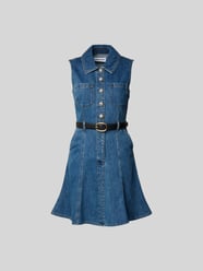 Minikleid in Denim-Optik von Self-Portrait - 11
