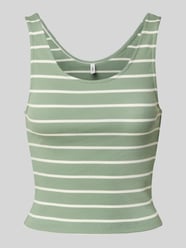 Slim Fit Tank Top in Rippoptik Modell 'NESSA' von Only - 40