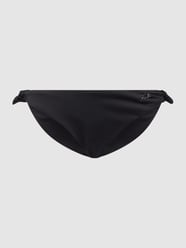 Bikini-Hose mit Schnürung von Karl Lagerfeld Beachwear Schwarz - 45