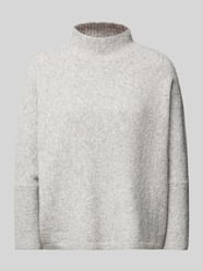 Gebreide pullover met turtleneck, model 'Tiola' van Someday Grijs / zwart - 11