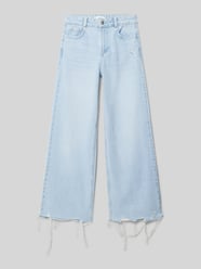 Wide Leg Jeans im Destroyed-Look von Mango - 1