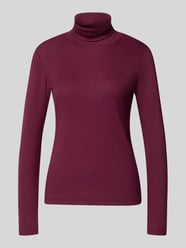 Regular Fit Langarmshirt aus Baumwoll-Mix mit Rollkragen von Tom Tailor Bordeaux - 21