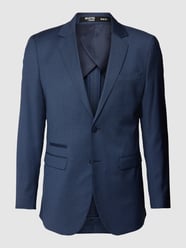 Slim Fit 2-Knopf-Sakko mit fein strukturiertem Muster von SELECTED HOMME Blau - 39