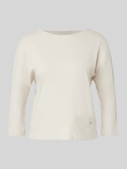 Longsleeve mit U-Boot-Ausschnitt von Marc Cain Grau - 36