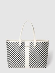 Shopper in Flecht-Optik Modell 'ICONIC TOMMY TOTE WOVEN' von Tommy Hilfiger Beige - 5