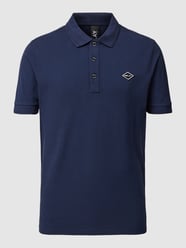 Poloshirt mit Label-Detail von Replay Blau - 46