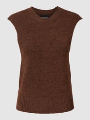 Pullunder in Strick-Optik Modell 'ELLEN' von Pieces Braun - 8