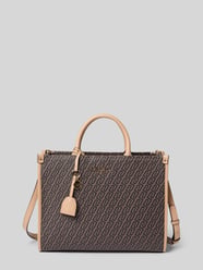 Handtas met logo-applicatie in leerlook van Liu Jo White - 14