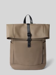 Rugzakfunctie met rolltop model 'Splash' van GASTON LUGA Beige - 1