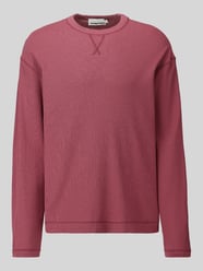 Langarmshirt mit Waffelstruktur MAARKOS von ARMEDANGELS Pink - 24