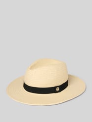 Strohhut mit Label-Applikation Modell 'Ysabel' von BOSS - 5