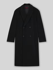 Regular fit lange wollen jas met dubbele knoopsluiting, model 'MENCI2541' van HUGO - 17