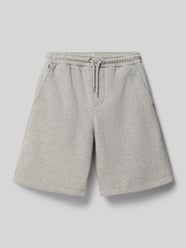 Szorty dresowe z elastycznym pasem i kieszeniami wpuszczanymi od JACK & JONES - 6