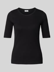 T-shirt o kroju slim fit z mieszanki bawełny od s.Oliver RED LABEL - 40