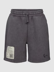 Shorts mit Logo-Stitching von KARL KANI Grau - 30