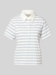 Koszulka polo z krótką listwą guzikową model 'Asla' od My Essential Wardrobe - 6