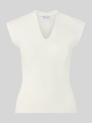 Stricktop mit V-Ausschnitt Modell 'CANELONS' von MANGO - 25