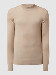 Pullover mit Seide-Anteil Modell 'Nando' von Windsor Beige - 34