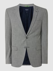 Slim fit colbert met twee knopen en stretch  van MCNEAL Grijs / zwart - 18