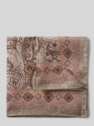 poszetka z dodatkiem jedwabiu model 'Paisley' od Verugia - 20