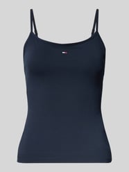 Trójkątny top na ramiączkach z mieszanki bawełny, krój slim fit od Tommy Jeans - 29