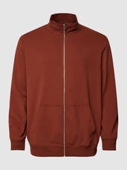 Bluza rozpinana PLUS SIZE z zamkiem błyskawicznym od S.Oliver Plus Brązowy - 7