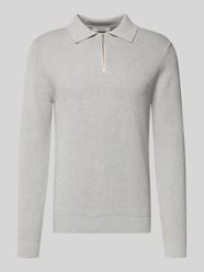 Regular fit gebreide pullover van biologisch katoen, model 'DANE' van SELECTED HOMME - 2